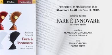 Stefano Micelli presenta il suo libro Fare è innovare nello showroom BertO di Meda