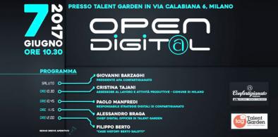 Filippo Berto alla presentazione di Open Digital