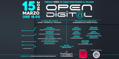 Filippo Berto e Open Digital alla Milano Digital Week