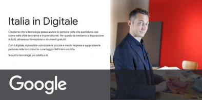 berto è testimonial google nel nuovo progetto italia in digitale