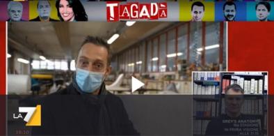 Filippo Berto intervistato sul tema Covid nella trasmissione Tagadà su La7
