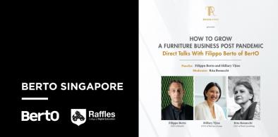 Filippo BertO al Raffles College di Singapore