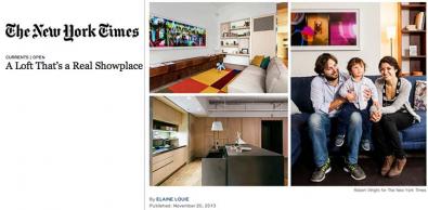 Design Apart - living showroom sul New York Times