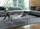 Tavolino Riff con top in marmo Deep Gray - BertO